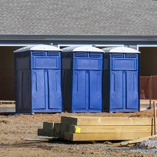 how can i report damages or issues with the porta potties during my rental period in Catharine NY